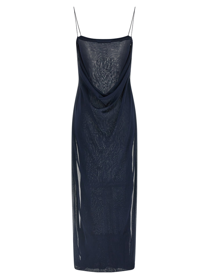 Jacquemus La Robe Maille Plumetis Dresses - Blue | b8a25ea12cfd379945cfd16ffb9b8484a18cb8e2