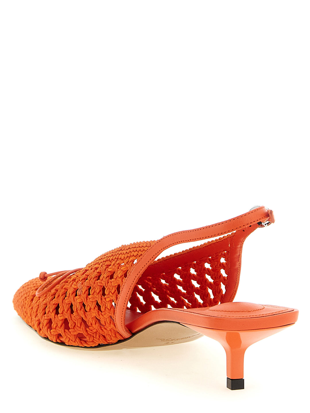 Jacquemus Les Slingbacks Cubisto B Pumps - Orange | 0fee7a740c8f6c5020615d7c0dbfaff20845d78f