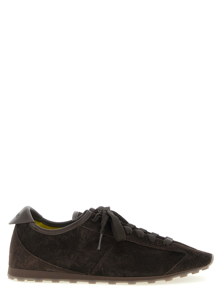 Jacquemus Les Tennis Sneakers - Brown | baa893e2b9b23314747e2ac2d38dcbcebe9ca85b