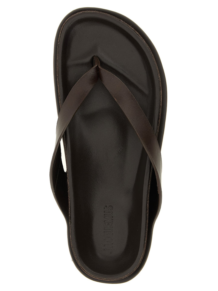 Jacquemus Les Tatanes Sandals - Brown | 916dc0a3c4c9a59c8f78ab6765e312ca3266f515