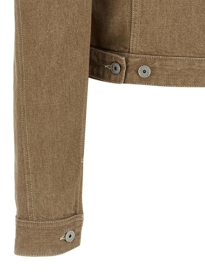 Jacquemus La Veste Ovalo Cargo Puffer Jackets - Beige | d700216462fdfc87b9fce34ab2130d0fad76a72b