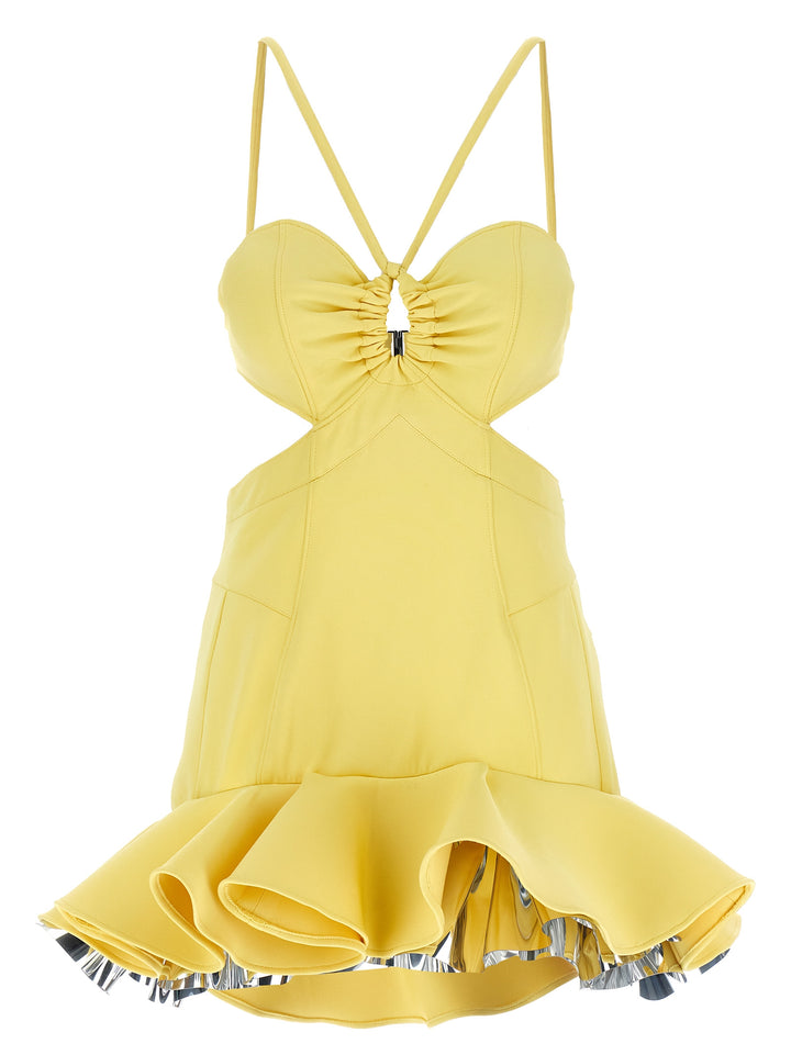 Paco Rabanne Mini Dress Dresses - Yellow | dd475260acf1ccf75781062dc5fdac421b698ddb