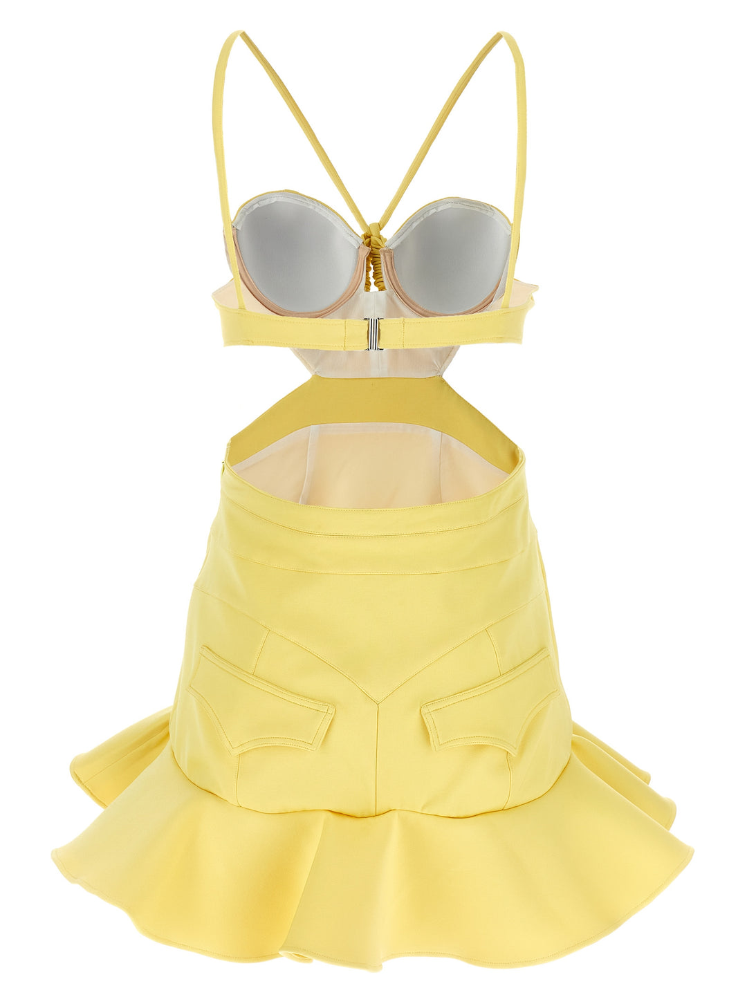 Paco Rabanne Mini Dress Dresses - Yellow | a852dd97bcb58abdb825e47980ddc17039c8f45d