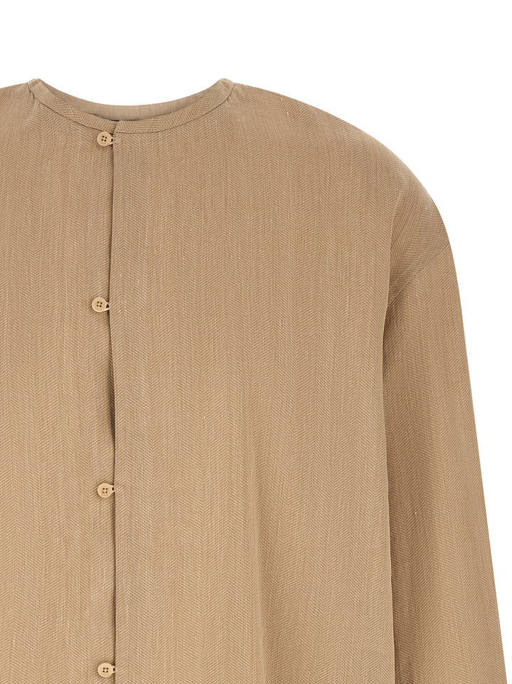 Jacquemus La Chemise Pastro Shirt and Blouse - Beige | a71f2ba5db78de90fb24fe65eedc22ff81a9cc82