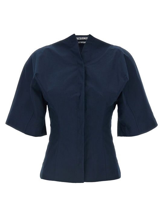 La Chemise Moisson Shirt And Blouse Blue