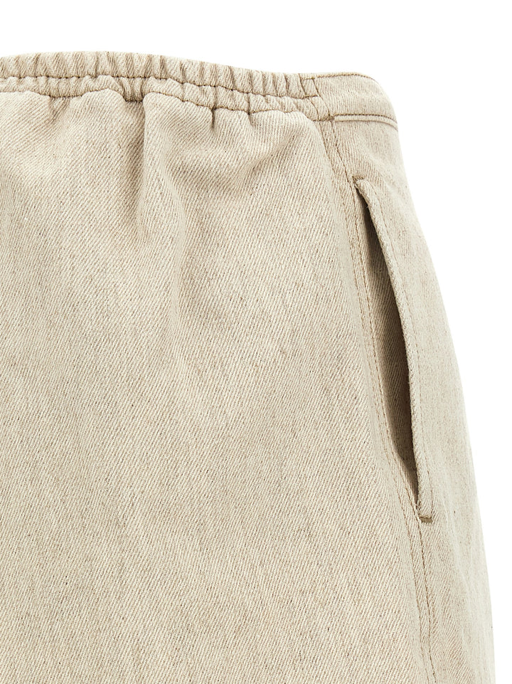 Jacquemus Le Short De-Nimes Amelo Bermuda and Short - Beige | 84d911618c4550d23963778e5d5fc20f37f87949
