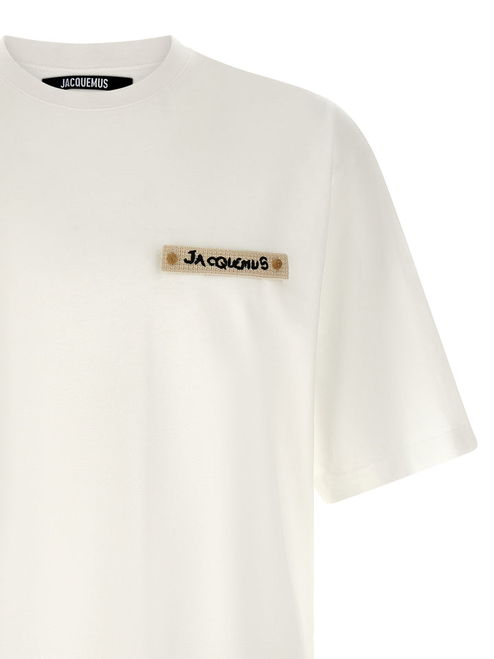Jacquemus Le  Plage T-shirt - White | 342a0242b8459c94a7bbaac0396f37b77dc6bd14