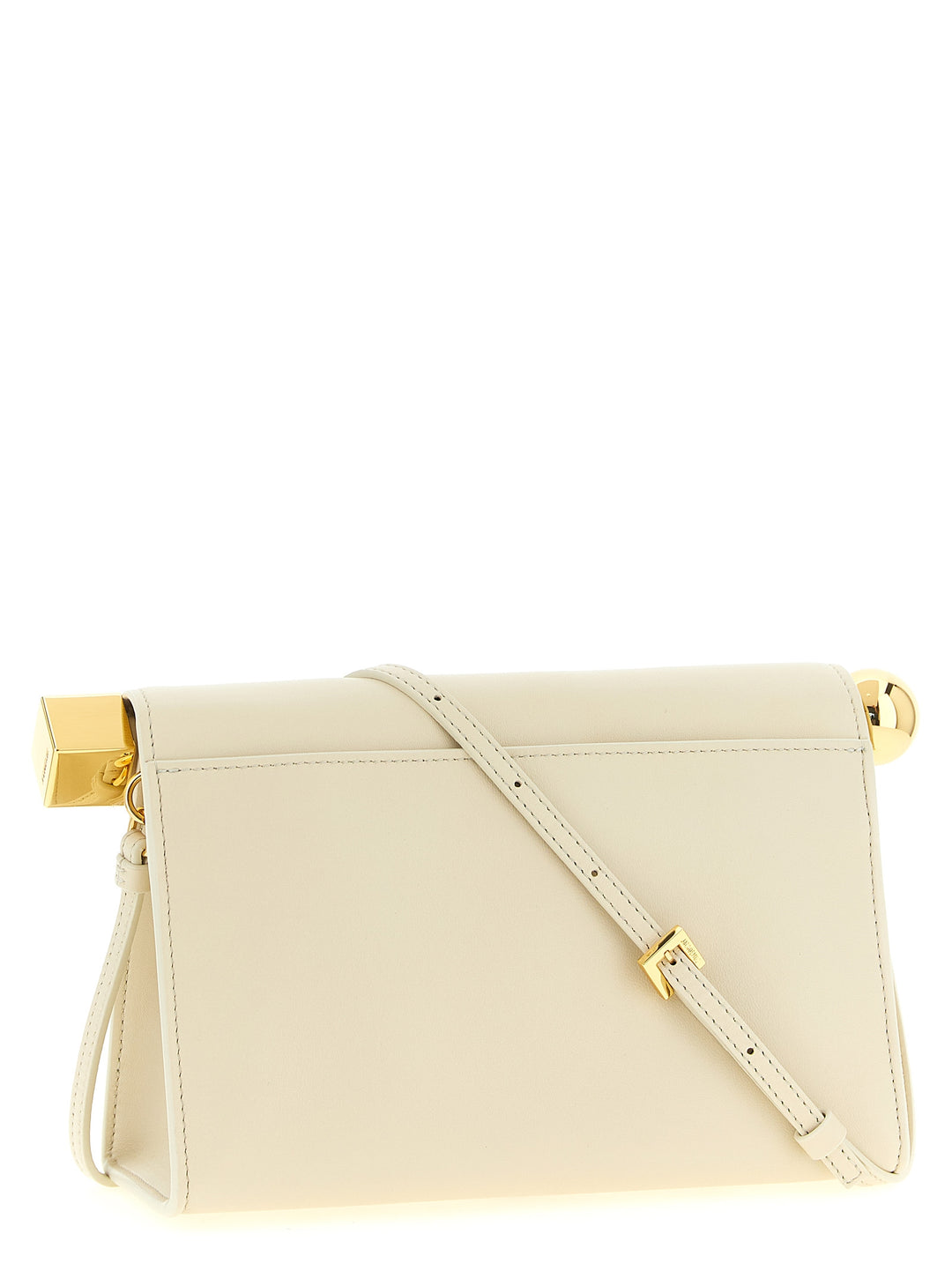 Jacquemus Le Sac Rond Carré Clutch - White | 02d21d9459e7860be128728daa97cbd30e62a94f