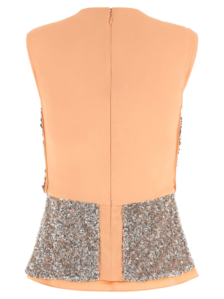 Paco Rabanne Sequin Top Tops - Pink | b3bfa7651c51c41449ef4c4823201290d09382dd