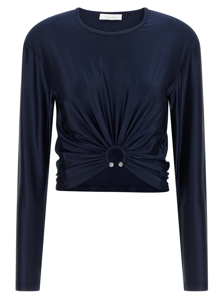 Paco Rabanne Piercing Detail Tops - Blue | 6ee217d0668995966f9d0127cf1513f857c950db