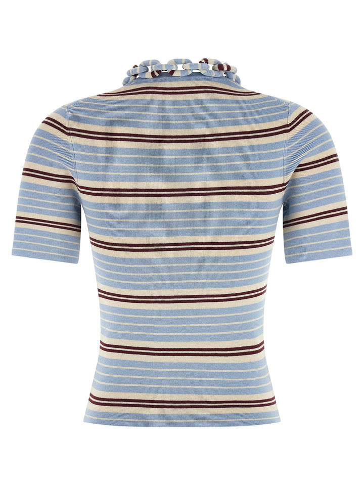 Paco Rabanne Chain T-shirt - Light Blue | 8f117d45831c7cd2e5e0b084e6af3c4201083ad9