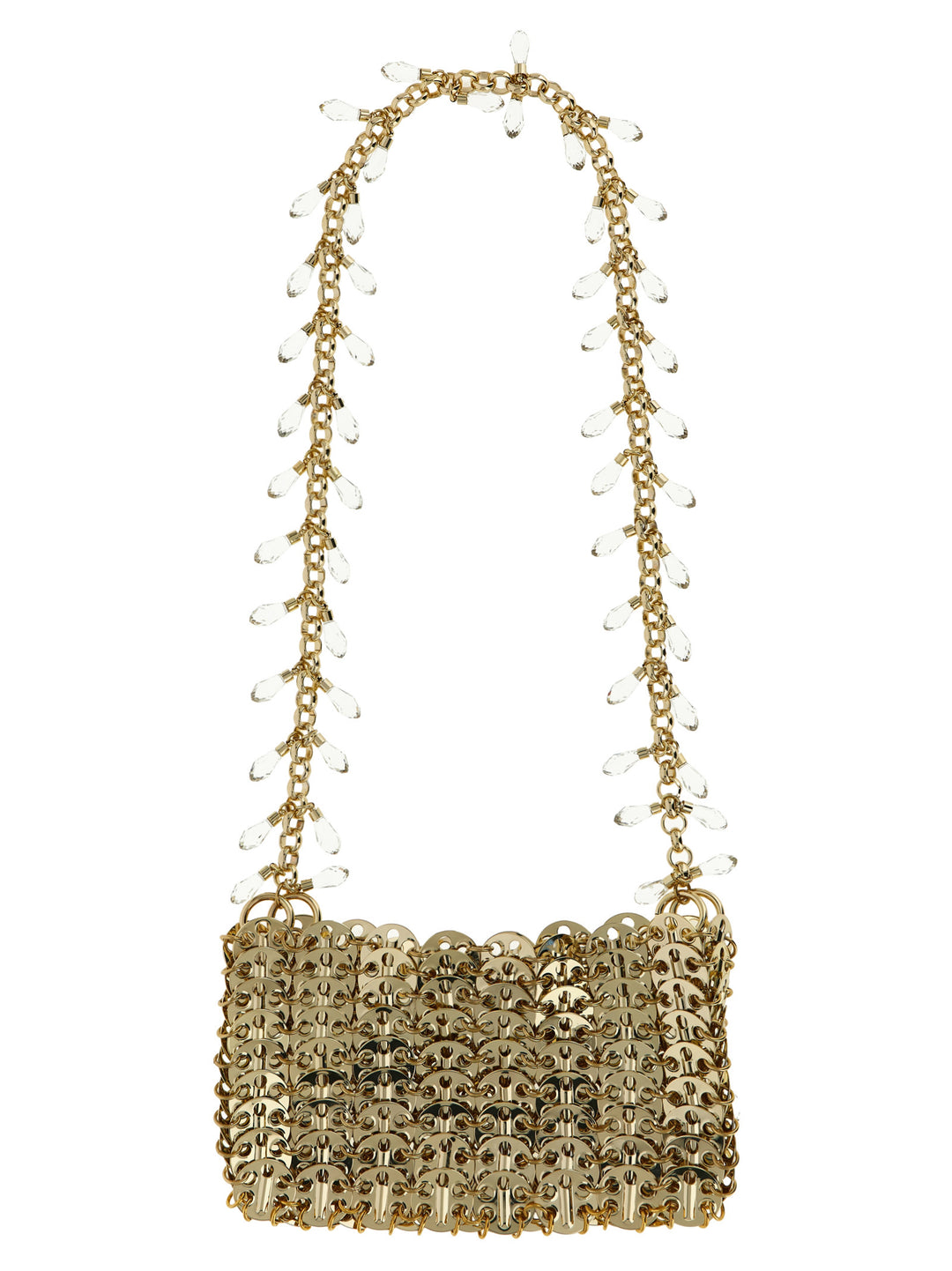 Paco Rabanne 1969 Nano Crystal Shoulder Bags - Gold | 7d4e6c2f8305b642d9a76479c9968fe705e9bafa