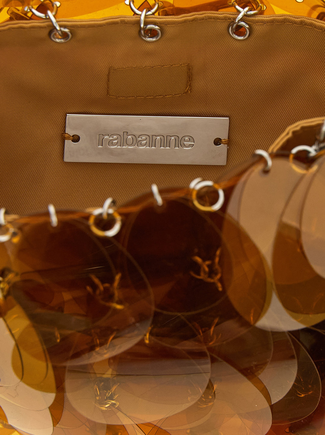 Paco Rabanne Sparkle Shoulder Bags - Orange | bc5c95e37ee788526fe989bb5e09a050a6706649