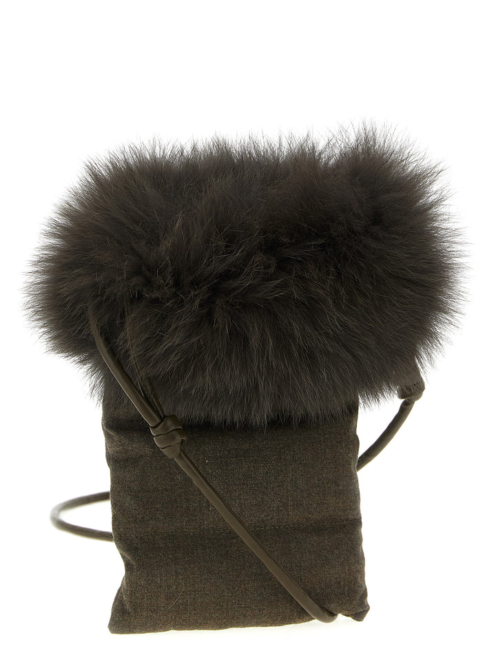 Yves Salomon Etui Hi-tech - Brown | 845907e0c578d8517dbce73ca42dab68d8e62584