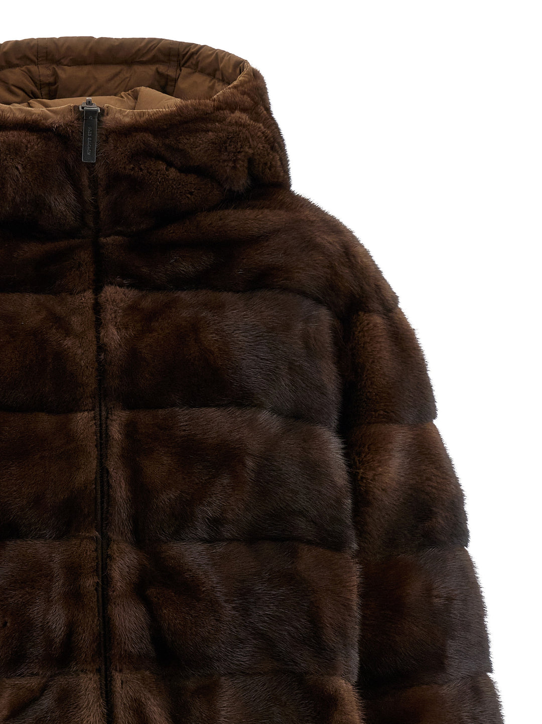 Army Yves Salomon Reversible Fur - Brown | 4953a4246e63c58d181c4d55a26743705b996ee4