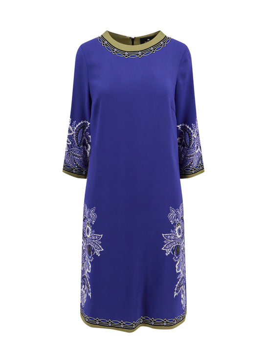 Viscose Dress With Floral Print