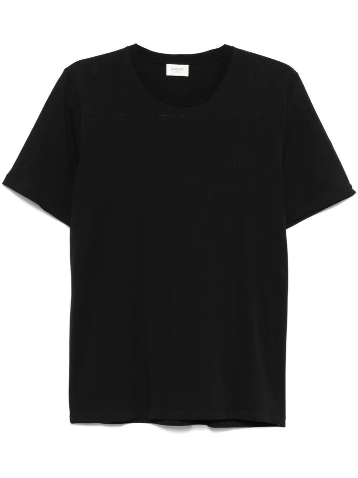 Saint Laurent Paris T-shirts - Black | 50e601d1e784243d40b22979a5543c8f54ec3e3a