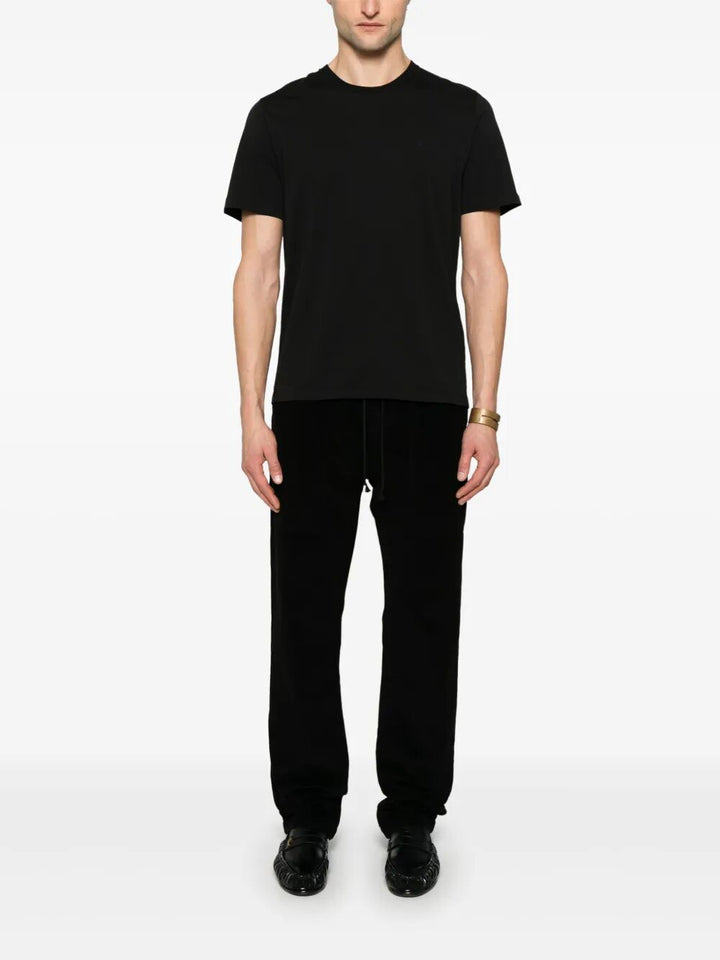 Saint Laurent Paris T-shirts - Black | 19c4feb69436f7e890664da40a0a40303f30256b
