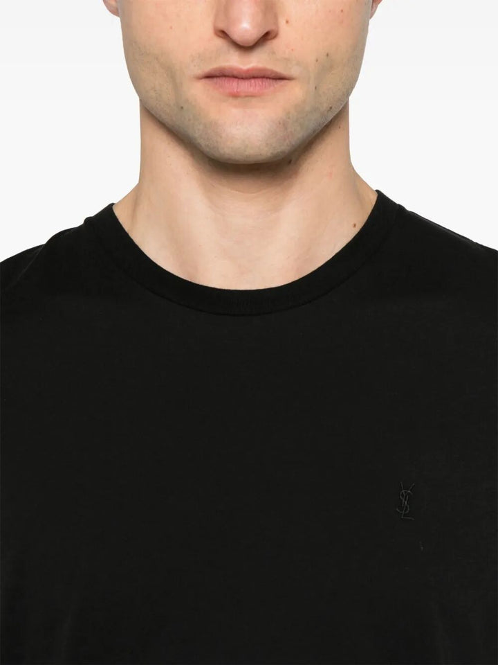 Saint Laurent Paris T-shirts - Black | 8ffbd21ffc54163ce59553dd332d04c18b6072ab