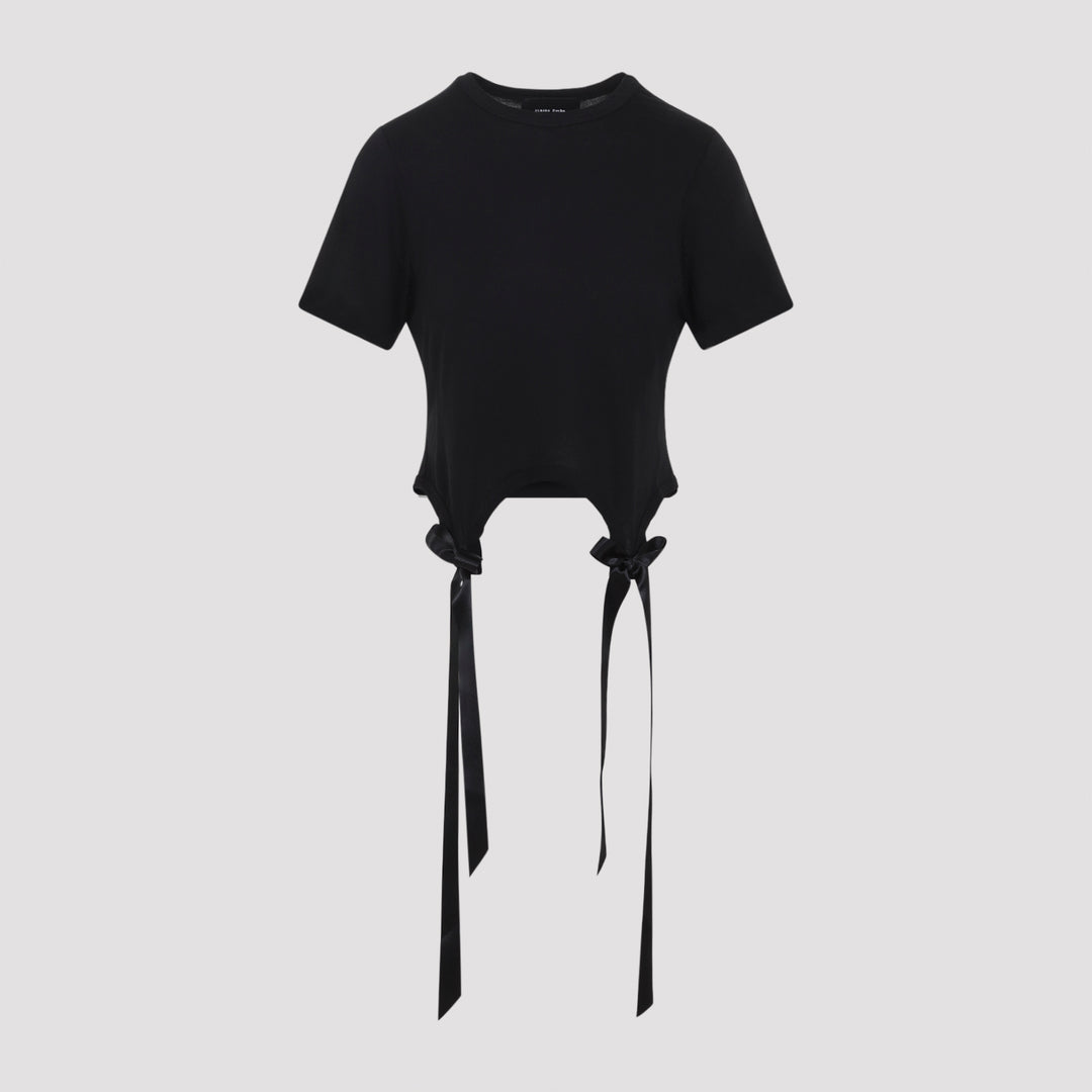 Simone Rocha T-shirts - Black | e1c50852ee1d6b9b7f58ac597c029e5b2da59d21