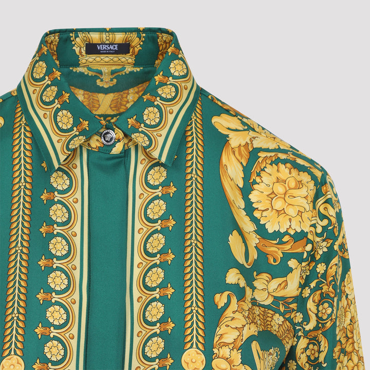 Versace Shirts - Green | 90886a6b9fed7c1534f60ef0566e8a8bfc27e011