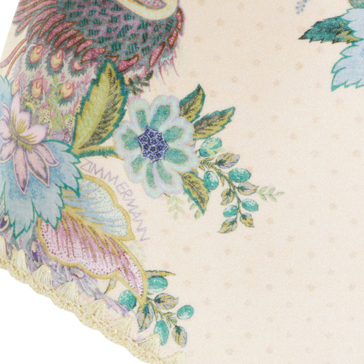 Zimmermann Sea clothing - CREAM SCARF FLORAL | 322aca72a1cb2e29ea2a15e5f347dfc13d779a43