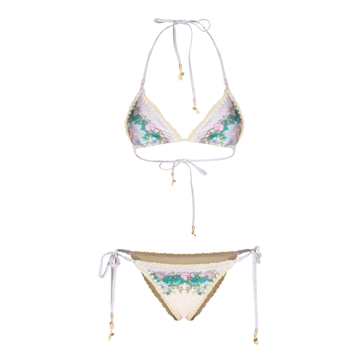 Zimmermann Sea clothing - CREAM SCARF FLORAL | 11b3ca404ff63a94f194da45cb7fb806ad016ef1