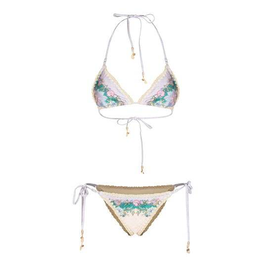 Sea Clothing Cream Scarf Floral