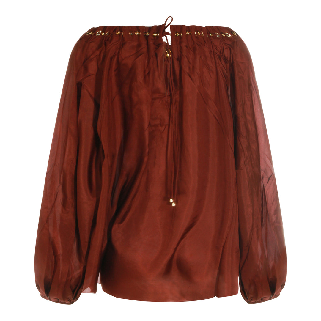 Zimmermann Top - MERLOT | d80264326bff10adf416769cecdf2936dfaba0e0