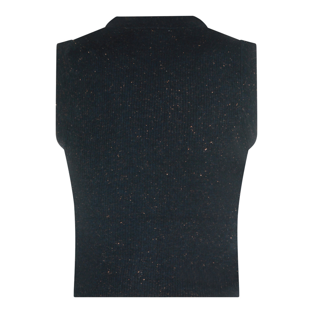Brunello Cucinelli Top - BLU FREDDO | 4fcd2387ef23f79cbe91c0712efdad3f12e4d068