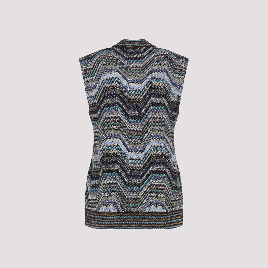 Missoni Gilet - Multicolour | caab29cfa0d36ed770b9fc233f009567a2becbe6