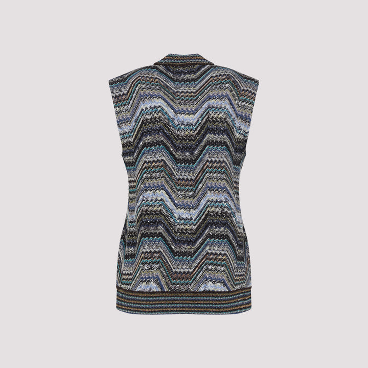 Missoni Gilet - Multicolour | caab29cfa0d36ed770b9fc233f009567a2becbe6