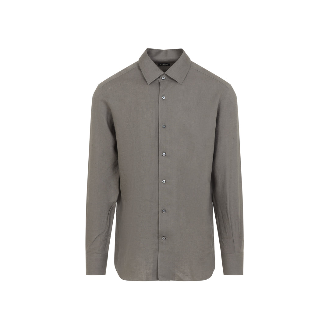 Zegna Shirts - Grey | e53acb3f7a6d0bc1bf46d30753fe996bc45396e5