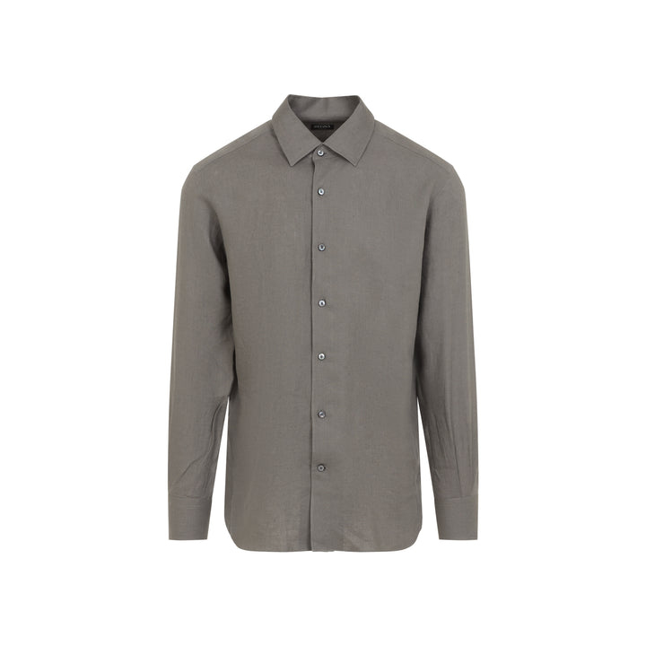 Zegna Shirts - Grey | e53acb3f7a6d0bc1bf46d30753fe996bc45396e5