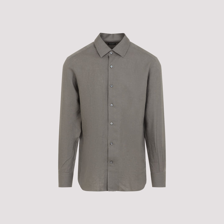 Zegna Shirts - Grey | 3dfa935a5a6997c5adaaa05e2965ef5d1ef3b418