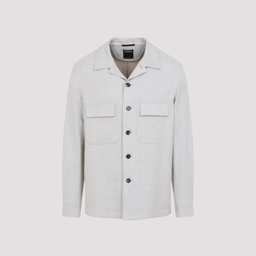 Zegna Shirts - Nude & Neutrals | bd6d2d2314624d81513ee08730b910c7bc97f07d