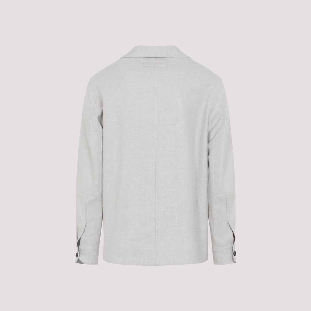 Zegna Shirts - Nude & Neutrals | 8b9392c5309e00efdc0a2b18f39505a2a73b1679