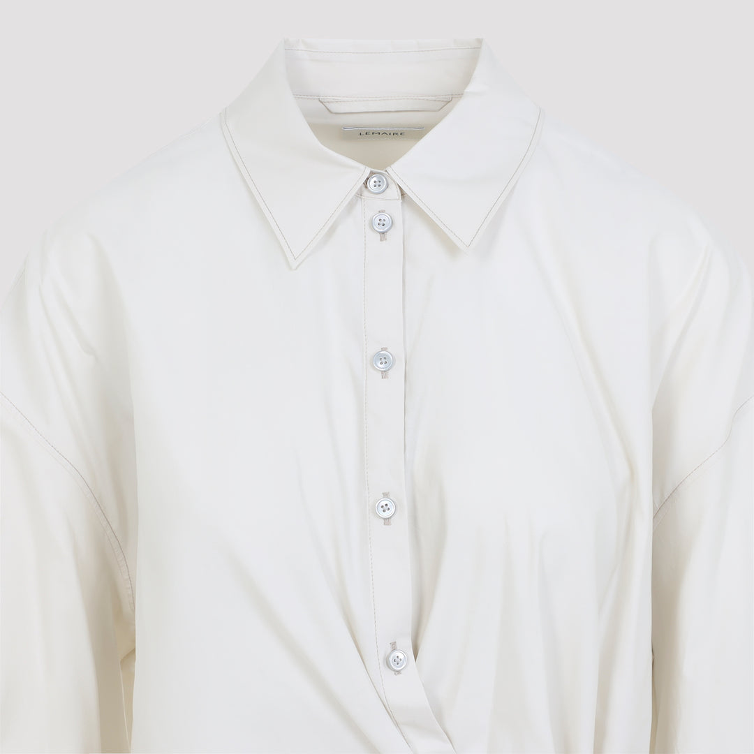 Lemaire Shirts - Nude & Neutrals | 375de732178722e43dd7d9e4a696f65aacaa49d4