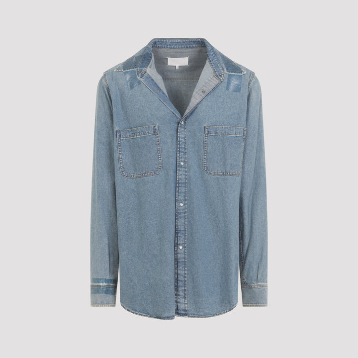 Maison Margiela Shirts - Blue | e13ae0c0c5dfcc26890bf0042c792350524fda56