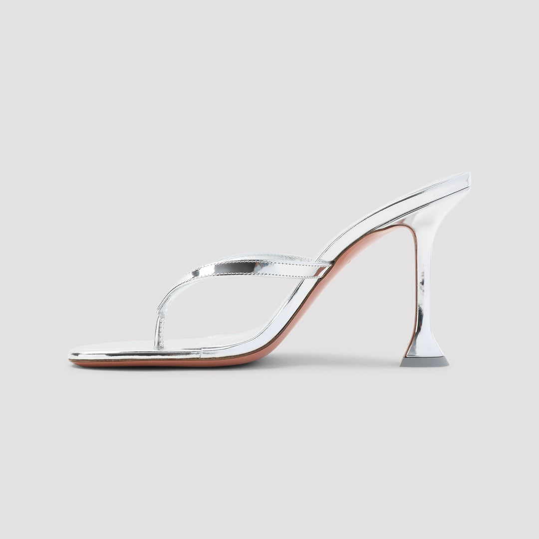 Amina Muaddi Sandals - Metallic | d138963b1c26405b072a662b8c263904e05d8faf