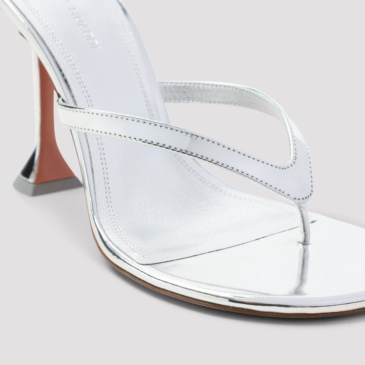 Amina Muaddi Sandals - Metallic | f9973bbd8000a9707e5f8166ffa95deda870dd1f
