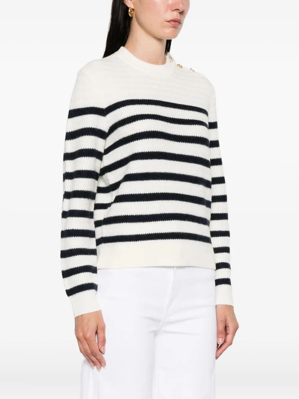 A.P.C. Pullover - White | 806cec679dc174e5c24ffe44e42fdad4b4d56192