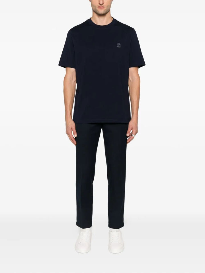 Brunello Cucinelli T-shirts - Blue | 63ea6c86f16bbf3152d4de0a4f57ef89269e6300