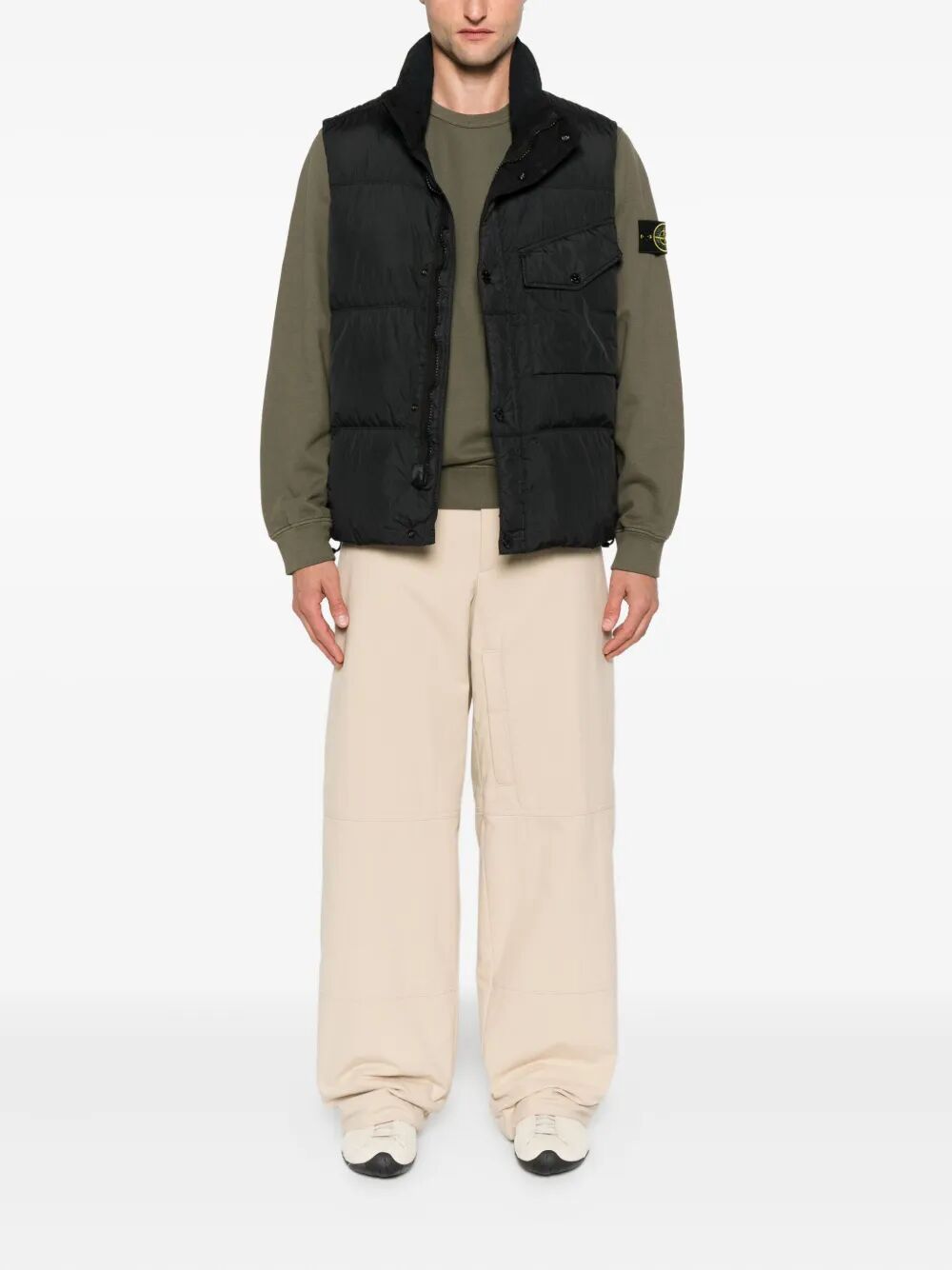 Stone Island Round neck - Green | 5fb0e7c850dcd55393ddb996e6cf7fbcf158bba3