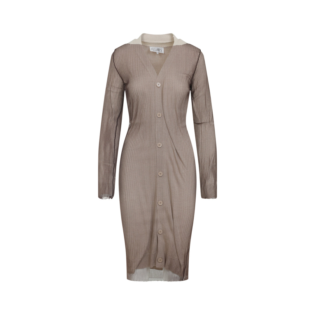 Mm6 Maison Margiela Cardigan - Nude & Neutrals | 8277e92db2036ba45db603ab20cb83903baf9aeb