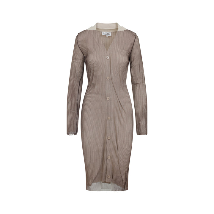 Mm6 Maison Margiela Cardigan - Nude & Neutrals | 8277e92db2036ba45db603ab20cb83903baf9aeb