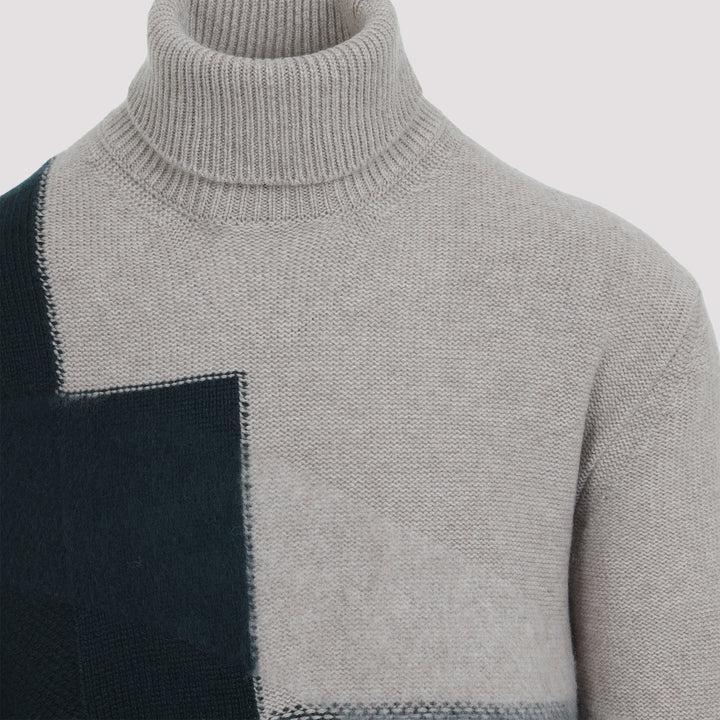 Zegna Turtle neck - Green | d93da559043c575a0e2c31772e3d0edb5561673e