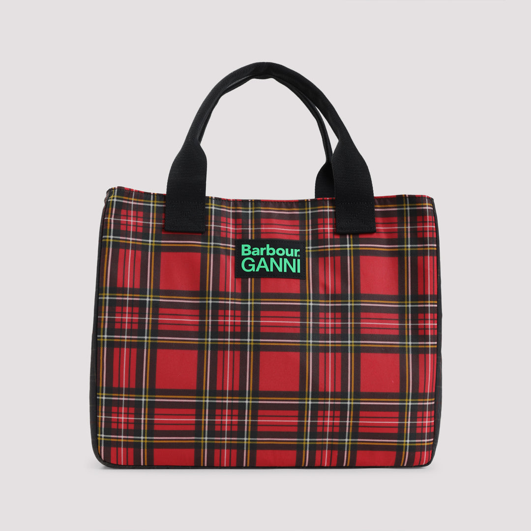 Barbour X Ganni Totes - Red | c9fd845d393cdb3201feed9bc70608b7df9d57d3
