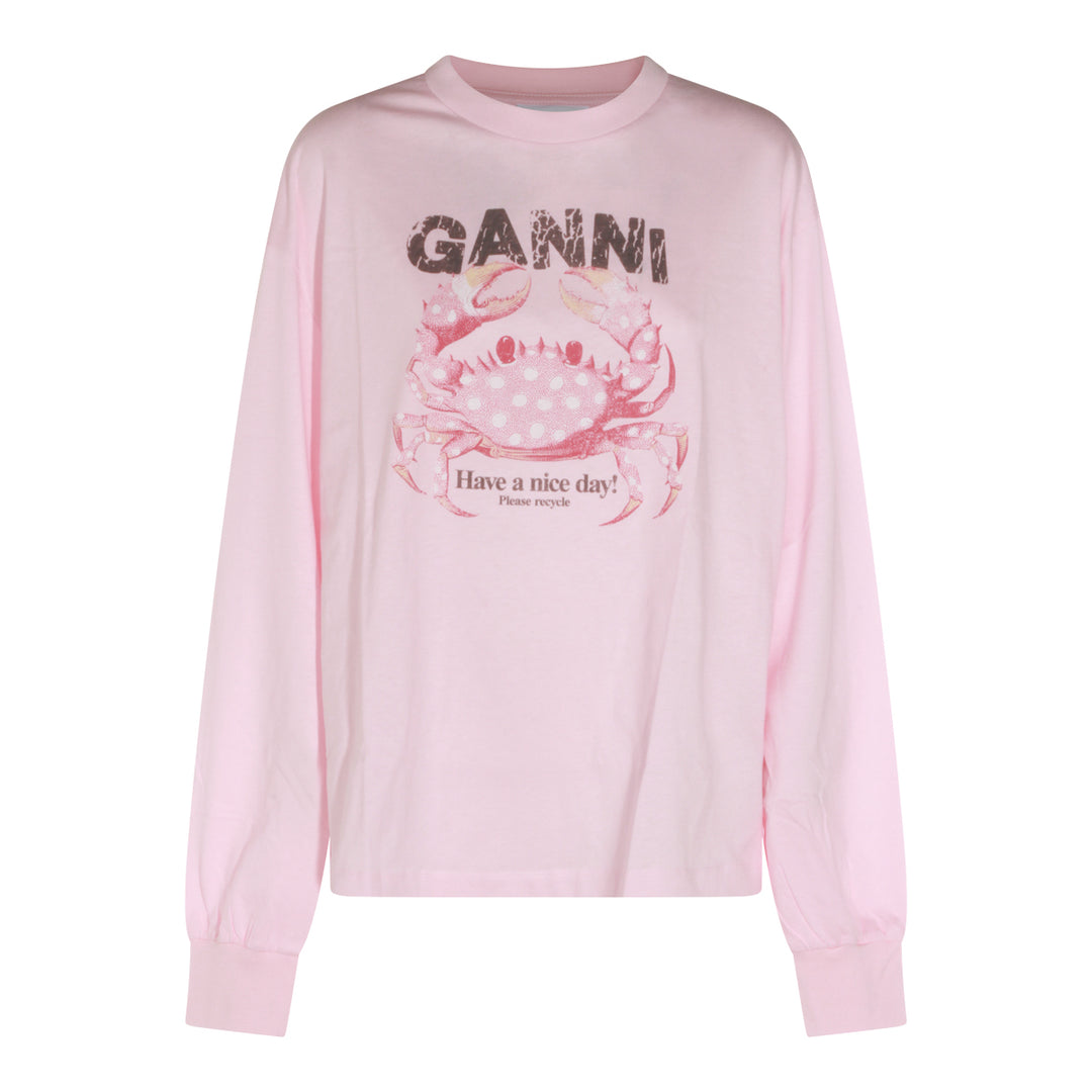 Ganni Sweaters - Chalk Pink | 4bdf30f1a3c7e2a2666a69daac8d6957a96abfca