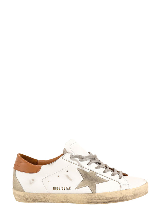 Super-Star Leather Sneakers With Back Contrasting Patch